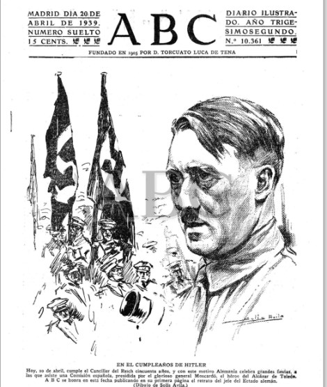 ABC felicita a Hitler